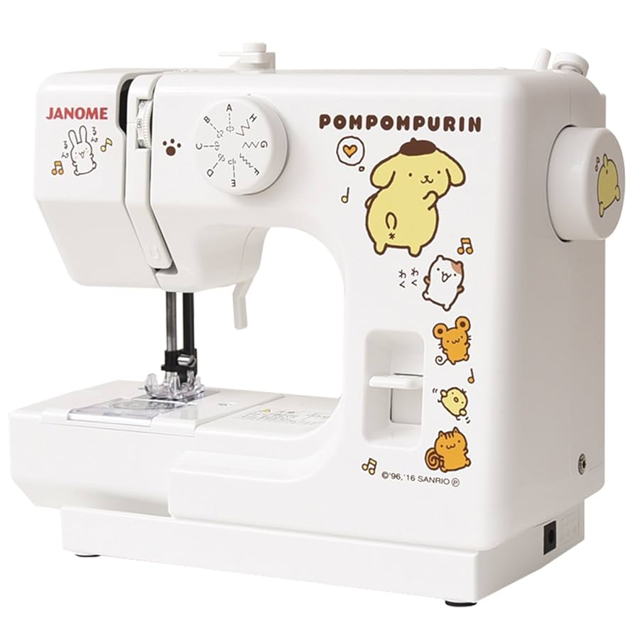 サンリオ｜SANRIO ミシン POMPOMPURIN ポムポムプリン PN-2 Amazon | ジャノメ(JANOME) サンリオ ポムポムプリン 電動ミシン